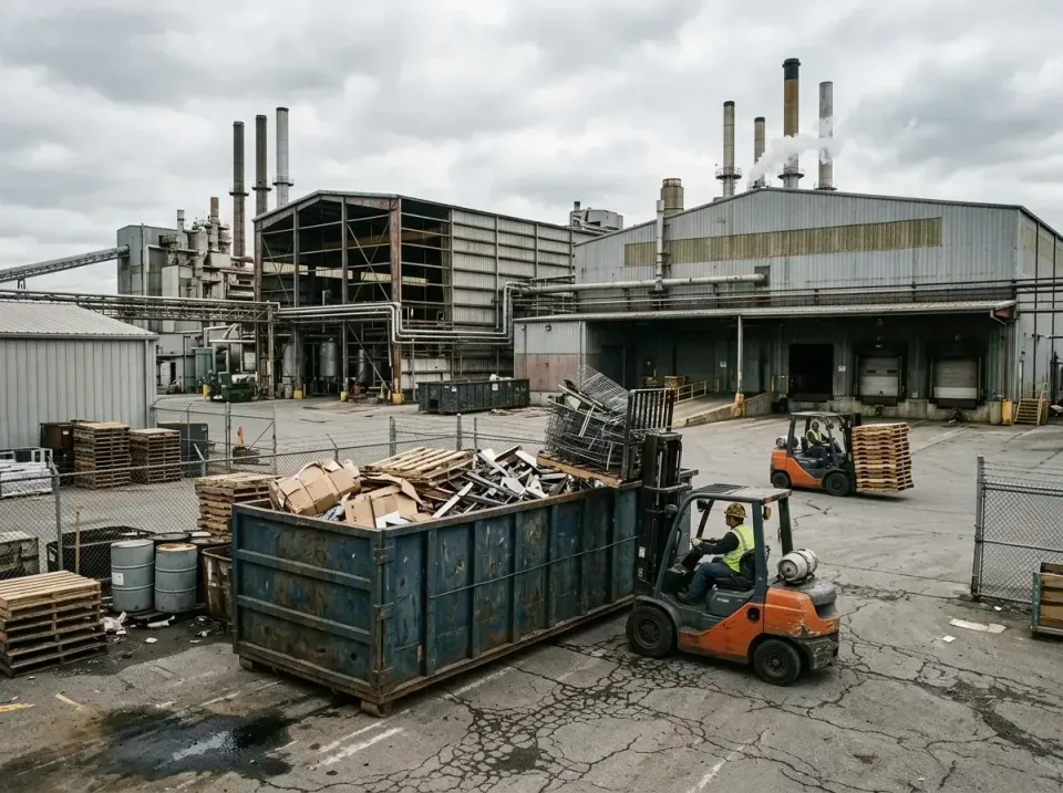 industrial-factory-scrap-conta-003 — frequently asked questions, Cheap Roll-off Dumpster Rentals in River Grove, IL